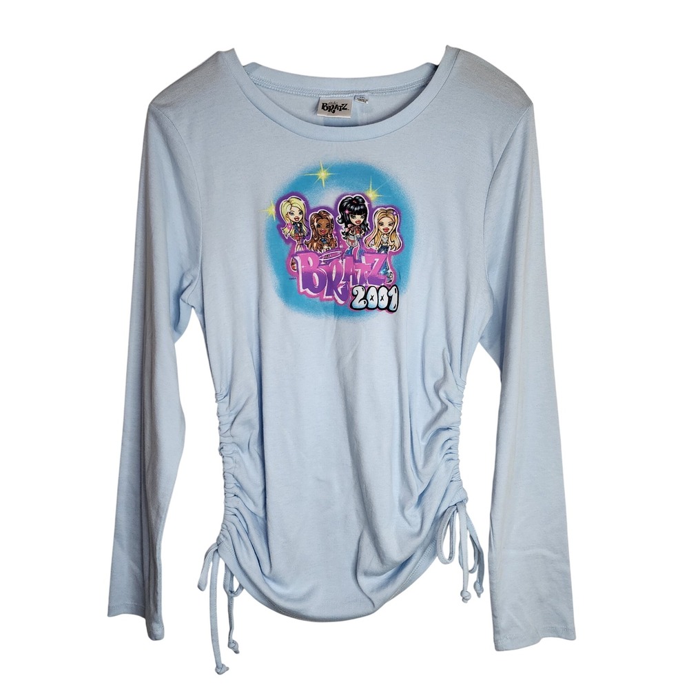 Bratz Shirt Women's XXL Long Sleeve Blue‎ NWT